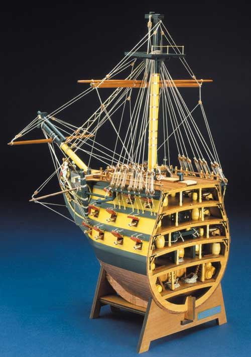 Panart 1/78 Scale HMS Victory Bow Section Model Kit