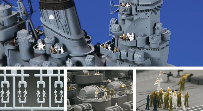 Tamiya 1/350 Scale Crew for Warships