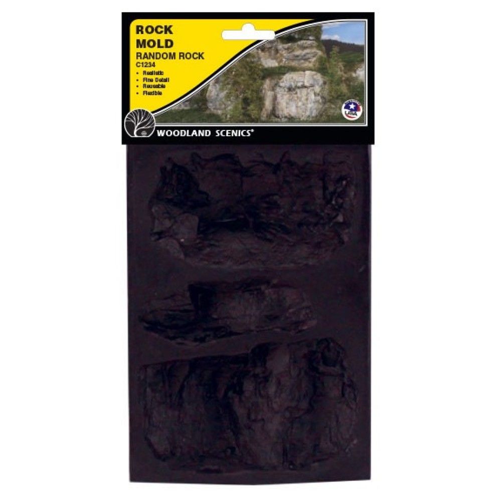 Woodland Scenics Random Rocks Mould (5"x7")