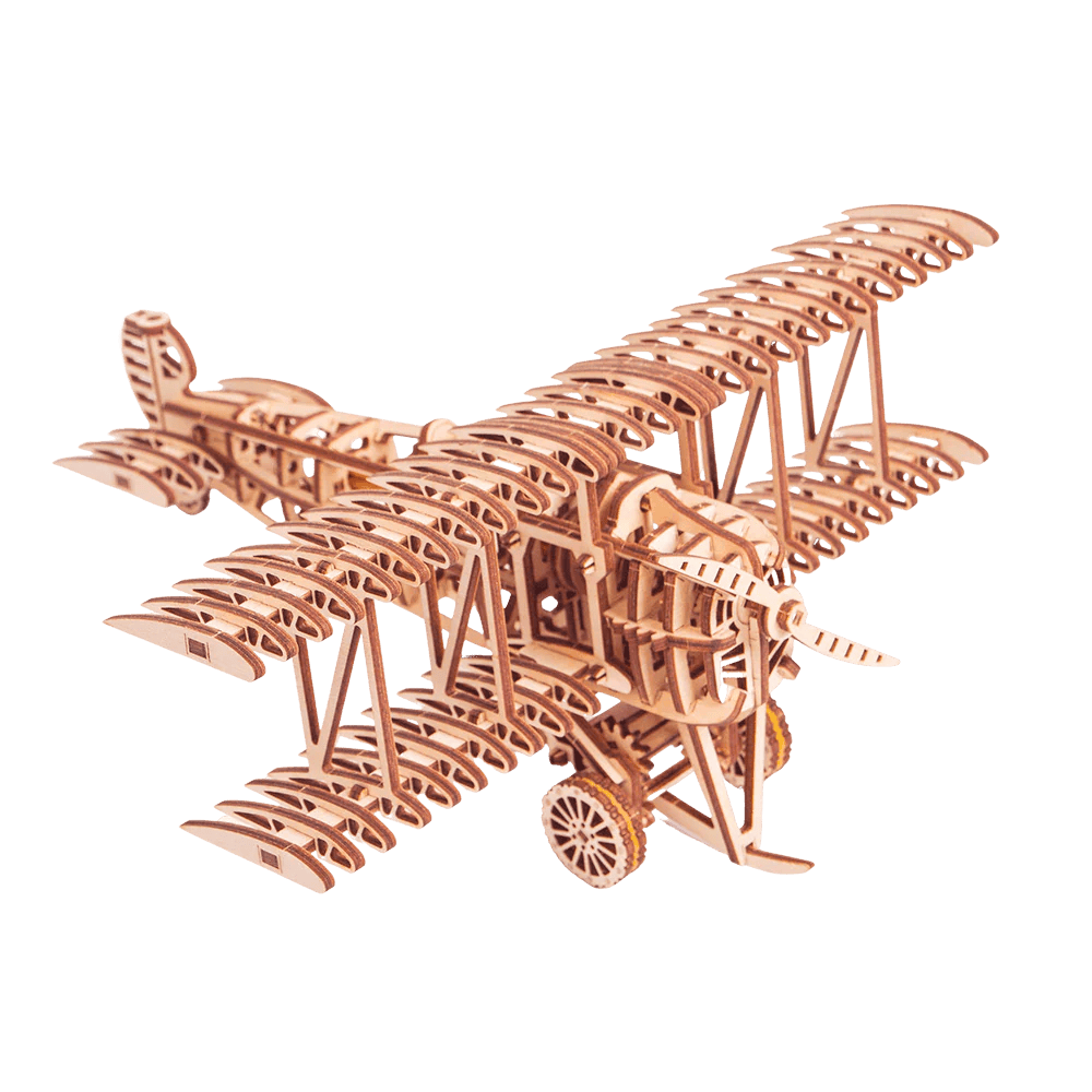 Wood Trick Plane Wooden Model Kit