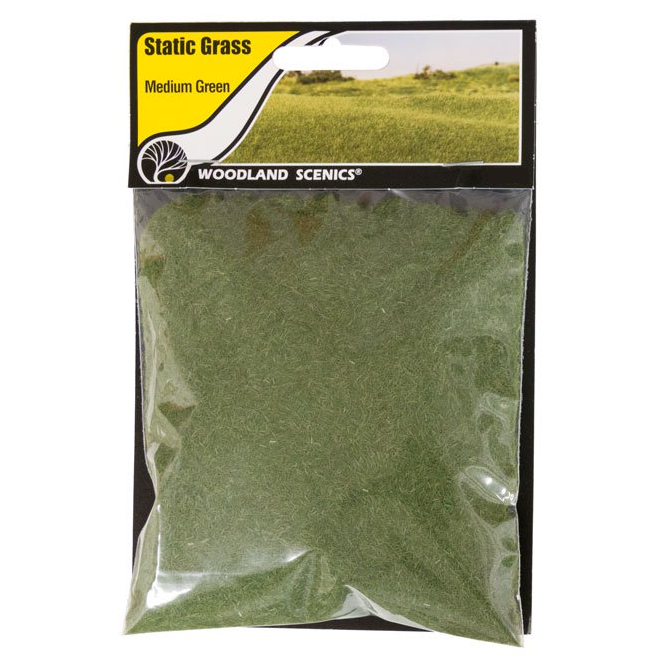 Woodland Scenics Static Grass Medium Green