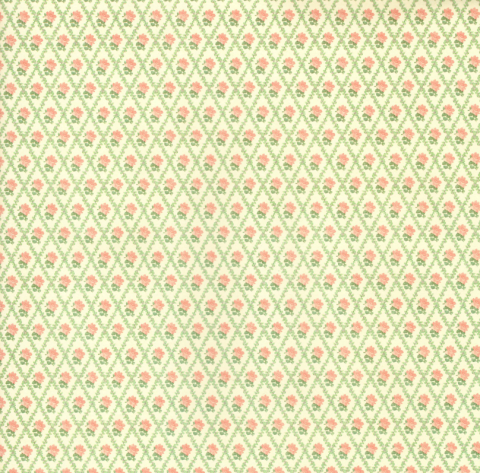 Rachel Pink / Cream Paper for 12th Scale Dolls House