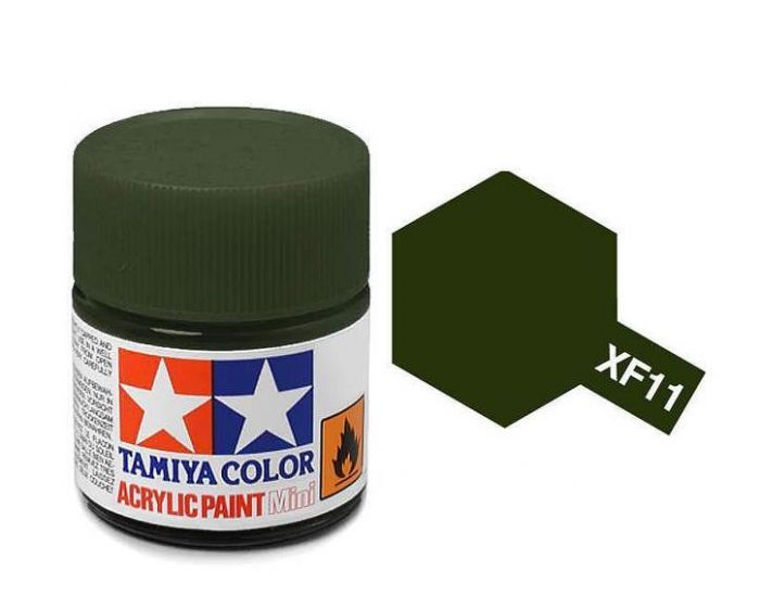 Tamiya Acrylic Flat Paint (10ml) - J.n. Green