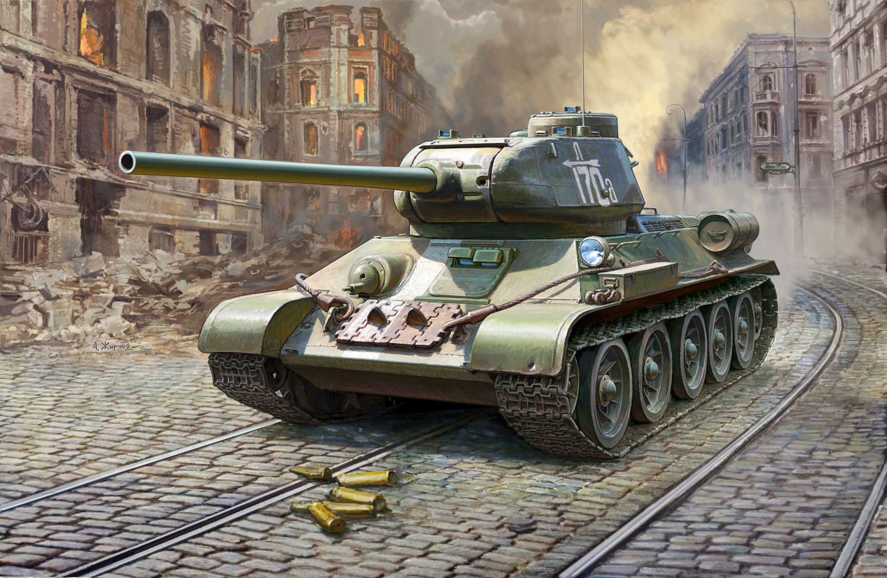 Zvezda 1/35 Scale Soviet Medium Tank T-34/85 Model Kit