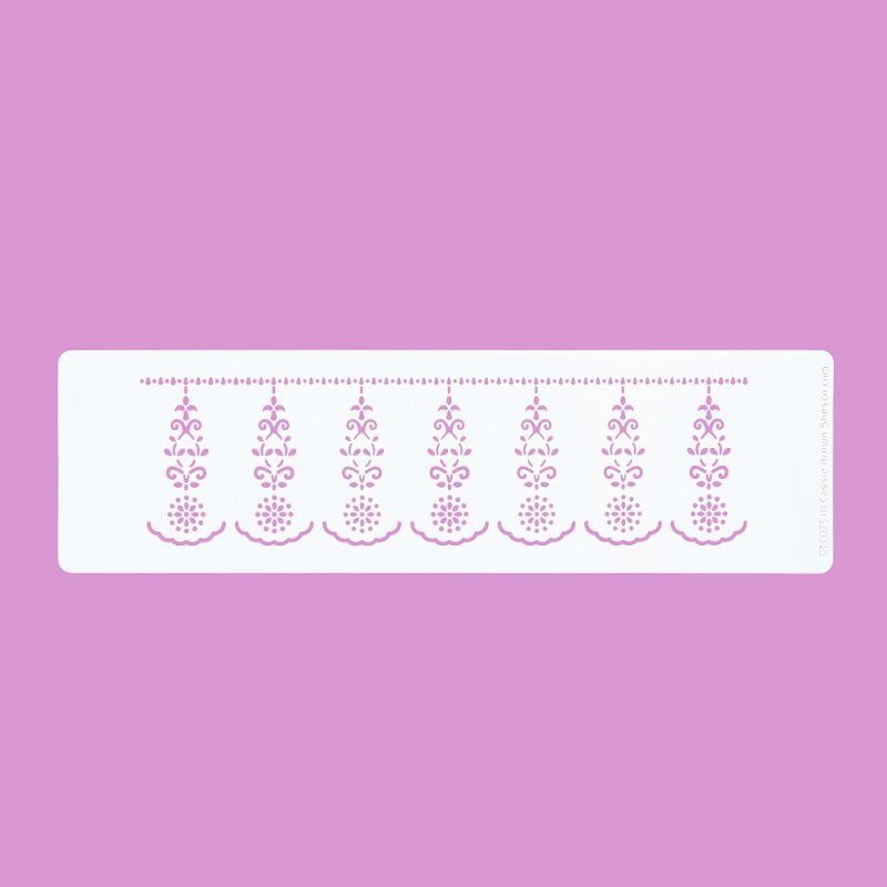 Cakecraft Damask Border Stencil