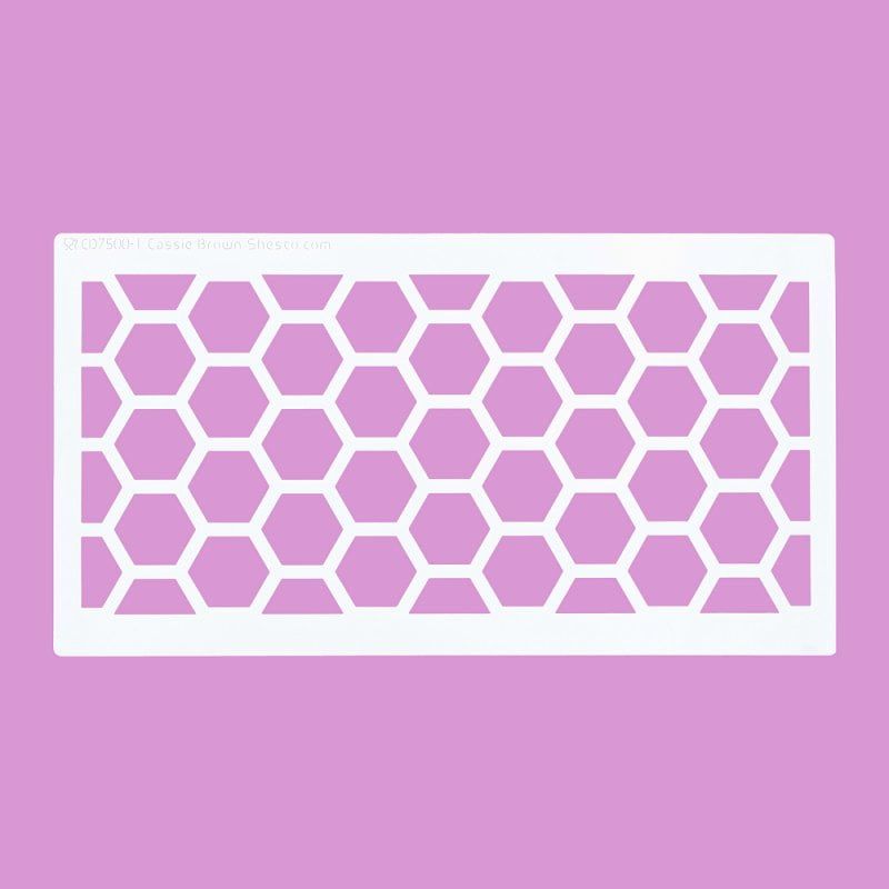 Cakecraft Honey Comb 2 Part Stencils