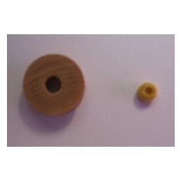 3.5mm Wooden Pulleys (10)