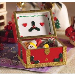 Chest of Christmas Treats for 12th Scale Dolls House