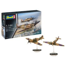 Revell 1/144 Scale Supermarine Spitfire Mk.Ia & Hawker Hurricane Mk.I Model Kits