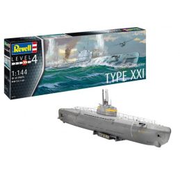 Revell 1/144 Scale German Submarine Type XXI Model Kit 