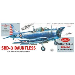 Guillows 1/16 Scale Douglas SBD-3 Dauntless Balsa Model Kit