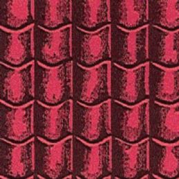 Red Roof Tiles Wallpaper for 12th Scale Dolls House