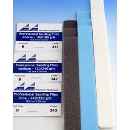 Albion Alloys Professional Quality Sanding File 6 mm White 240/320 G Ref: 243 