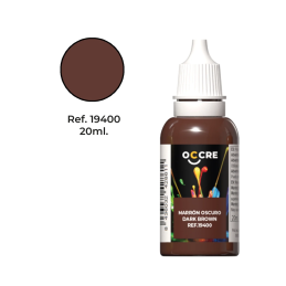 Occre 20ml Acrylic Dark Brown Paint 