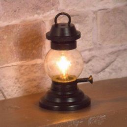 12V Traditional Victorian Tilley Lamp for 12th Scale Dolls House