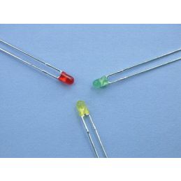 Expo 12v RED coloured LEDs Pack of 10