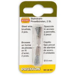 Proxxon End Wire Brush - Steel 8mm