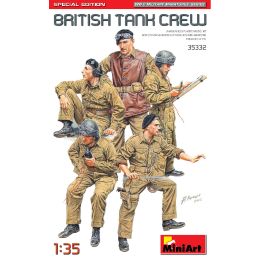 Miniart 1/35 Scale British Tank Crew Special Edition Modle Kit