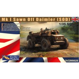 Gecko 1/35 Scale MK I Sawn Off Daimler (SOD) Model Kit