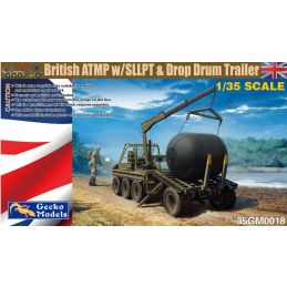 Gecko 1/35 Scale British ATMP with SLLPT and Drop Drum Trailer Model Kit
