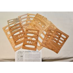 Mantua Models H.M.S Victory Wooden Model Ship Kit - All Wood Life Boat Set - Set Of 6