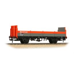 Branchline BR OBA Open Wagon High Ends BR Railfreight Red & Grey OO Gauge