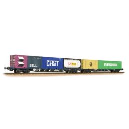 Branchline FGA BR Freightliner Outer Container Flats(x2) Maritime Conta