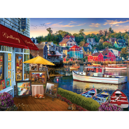 Cobble Hill Harbor Gallery 1000 Piece Jigsaw