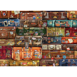 Cobble Hill Luggage 1000 Piece Jigsaw