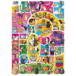 Cobble Hill Doodlecats 1000 Piece Jigsaw