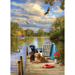 Cobble Hill Dog Day Afternoon 1000 Piece Jigsaw