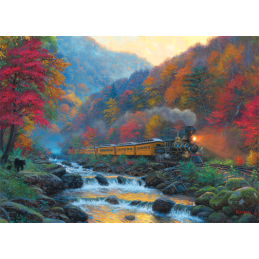 Cobble Hill Smoky Train 1000 Piece Jigsaw