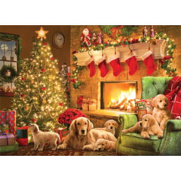 Cobble Hill Cozy Fireplace 1000 Piece Jigsaw