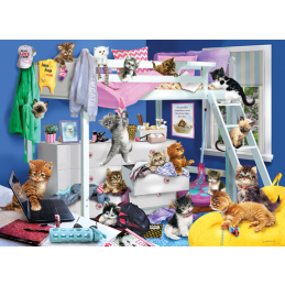 Cobble Hill Kitten Slumber Party 1000 Piece Jigsaw