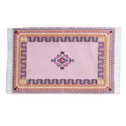Pink Woven Rug for 12th Scale Dolls House
