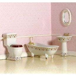 Luxury Victorian Bathroom Suite for 12th Scale Dolls House