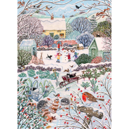 Cobble Hill Winter Holidays 500 Piece Jigsaw