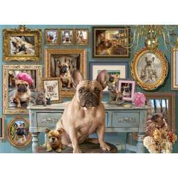 Cobble Hill Frenchie 500 Piece Jigsaw