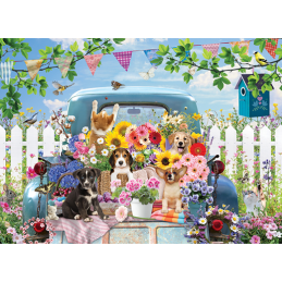 Cobble Hill Country Truck In Summer 500 Piece Jigsaw