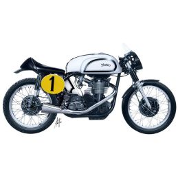 Italeri 1/9 Scale 1951 Norton Manx 500cc Motorcycle Model Kit