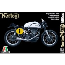 Italeri 1/9 Scale 1951 Norton Manx 500cc Motorcycle Model Kit