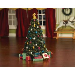 Decorated Christmas Tree 175mmfor 12th Scale Dolls House