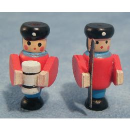 Painted Wooden Toy Soldiers for 12th Scale Dolls House