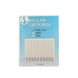 Expo Pack of 10 4mm Glass Fibre Refills for Glass Fibre Scratch Brush