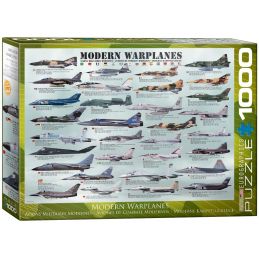 Eurographics Modern Warplanes 1000 Piece Jigsaw