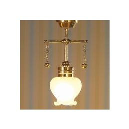 12V Victorian Style Ceiling Hanging Light for 12th Scale Dolls House