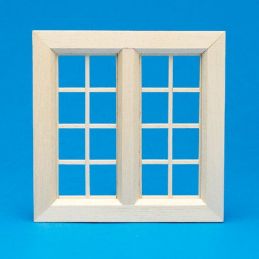 Medium Cottage Wooden Window 1:12 Scale by Dolls House Emporium