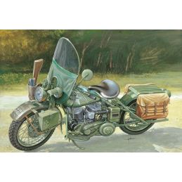 Italeri Harley Davidson WLA 750 US Army WWII 1:9 Scale Motorcycle