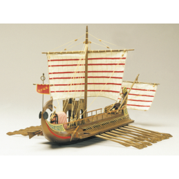 Mantua Models Roman Bireme 1:30 Scale Wooden Model Ship Kit