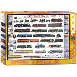 Eurographics History of Trains 1000 Piece Jigsaw